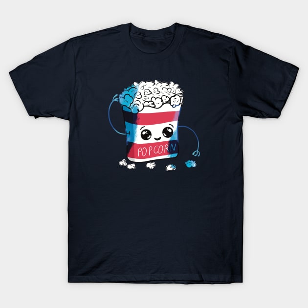 Cute popcorn T-Shirt by Xatutik-Art